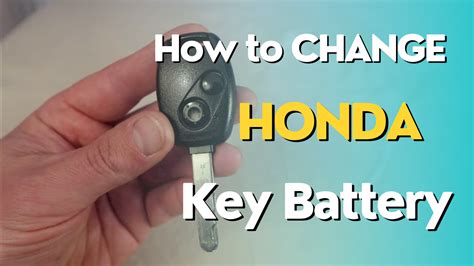How To Replace Honda Key Battery: Step.